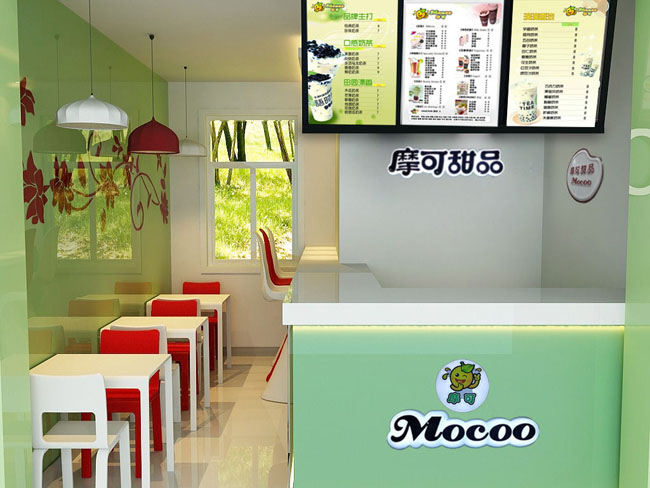 摩可冰激凌店门面