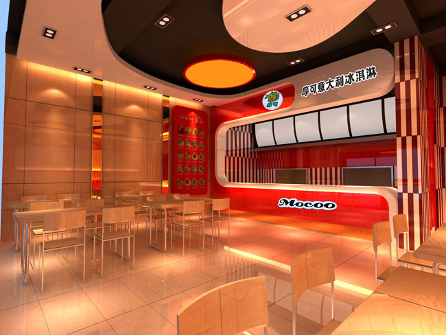 摩可冰激凌店门面